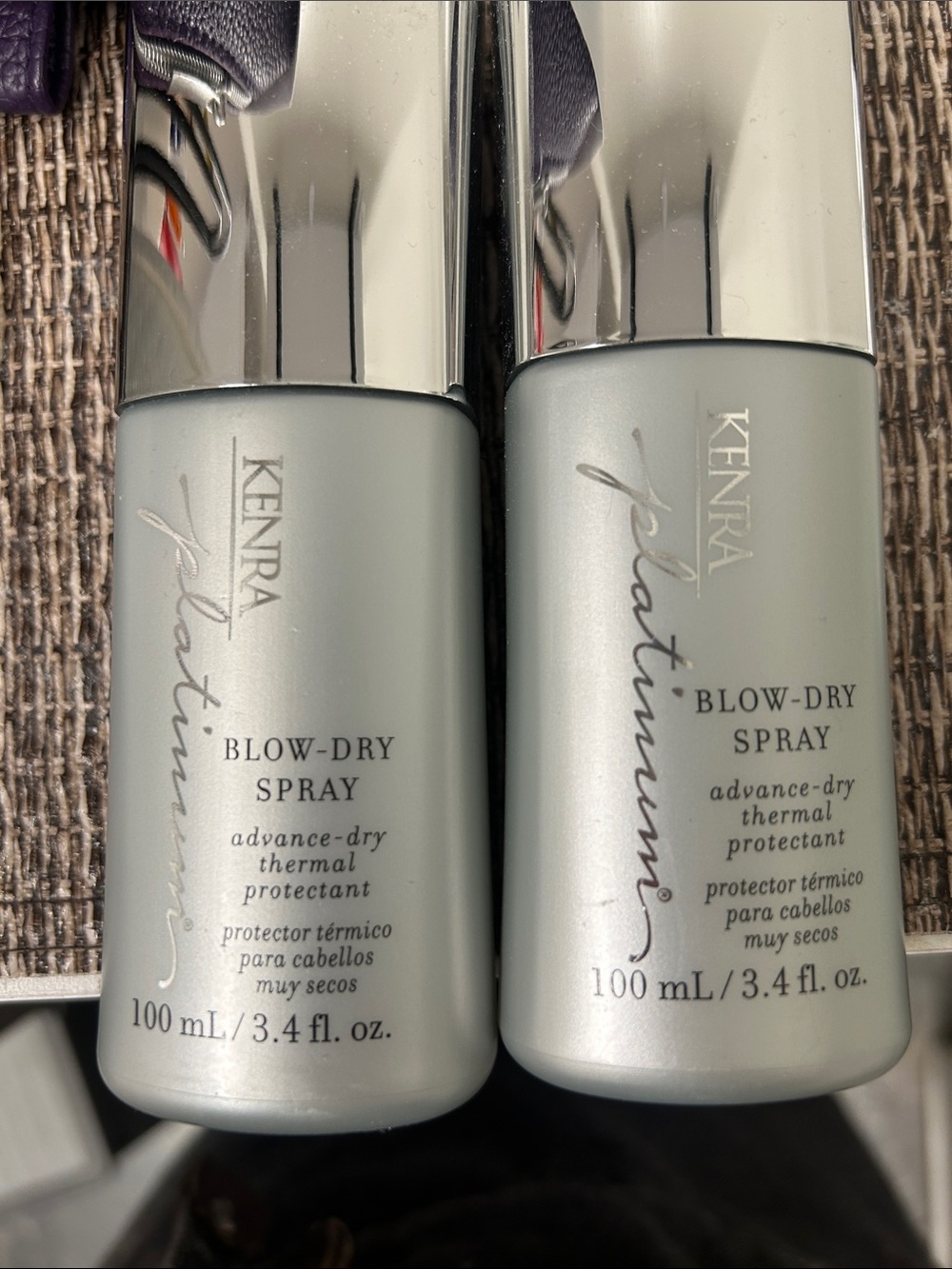 Platinum Blow-Dry Spray — Silver Thermal Protectant (100 mL)